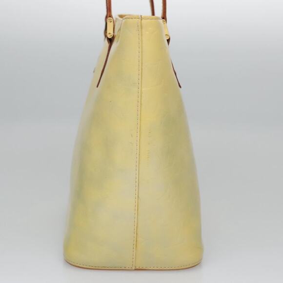 LOUIS VUITTON Monogram Vernis Houston Hand Bag Baby Blue M91005 - Picture 6 of 13